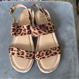 A new day leopard sandals